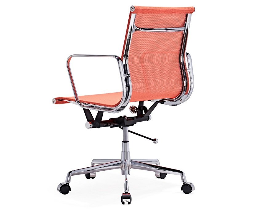 Eames Mesh Office Chair Replica EA117 – Low Back Orange - Image 3
