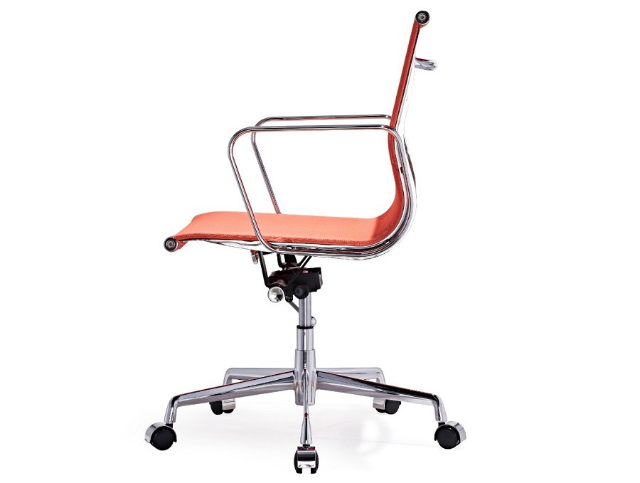 Eames Mesh Office Chair Replica EA117 – Low Back Orange - Image 4