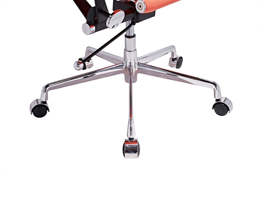 Eames Mesh Office Chair Replica EA117 – Low Back Orange - Image 7