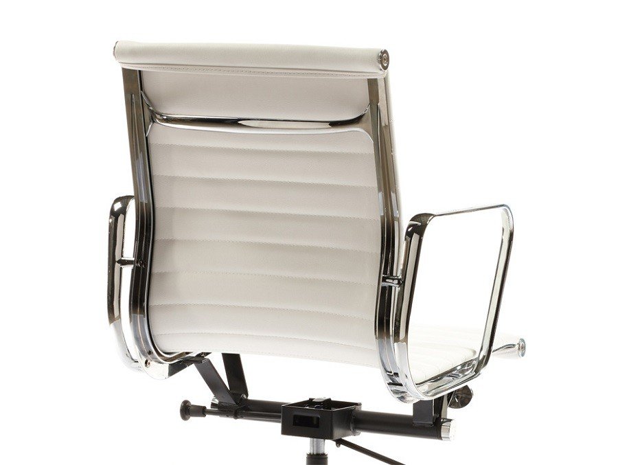 Eames Ribbed Office Chair EA117 – White Thin Pad Replica Low Back - Image 5